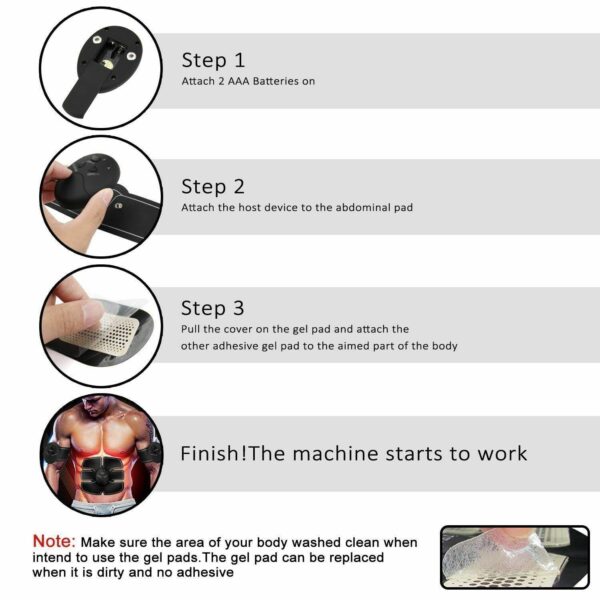 Electric Muscle Toner Machine – ABS Toning Belt - Image 7