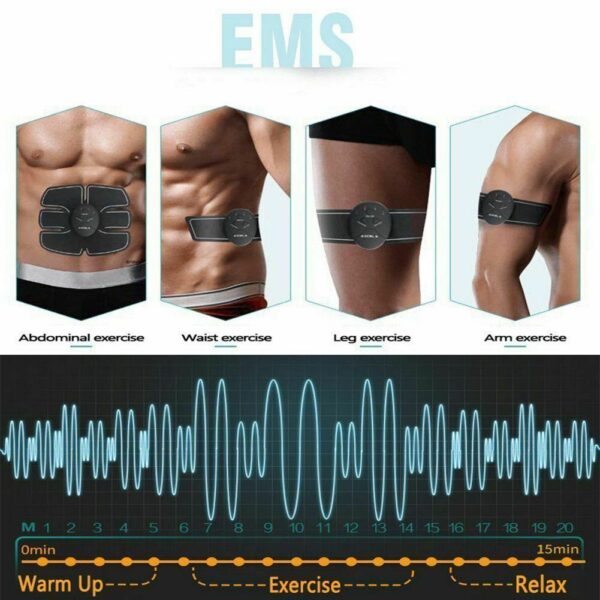 Electric Muscle Toner Machine – ABS Toning Belt - Image 2