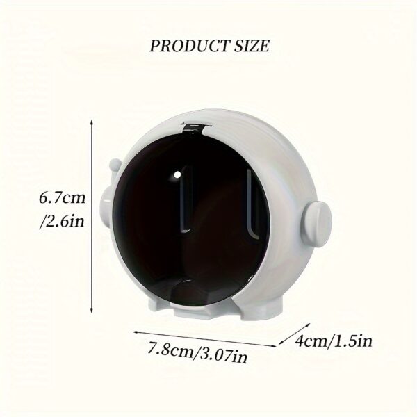 Astronaut Toothbrush Holder – Wall-Mounted, No-Drill, Space-Saving Design - Image 6