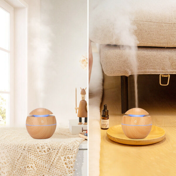 USB Aroma Humidifier with 7-Color LED Lights – Ultrasonic Cool Mist Diffuser - Image 7