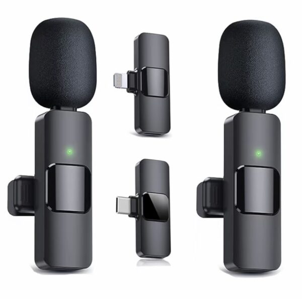 Wireless Lavalier Microphone – Rechargeable, Plug & Play USB-C