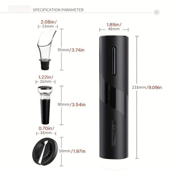 Intelligent Automatic Electric Wine Opener Set – Complete Kit